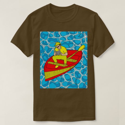 Canoe Reto Natuur Water 5 T-shirt (Design voorkant)