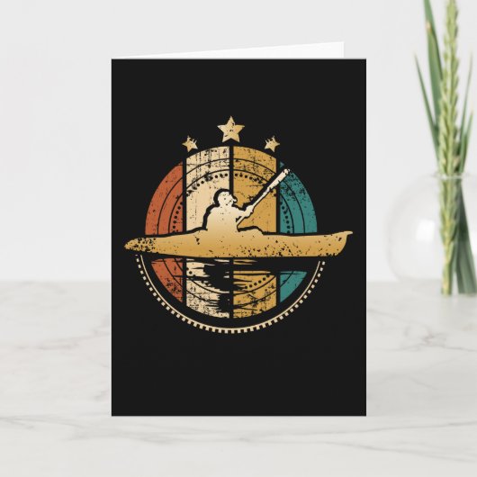 Canoe Retro Kaart (Voorkant)