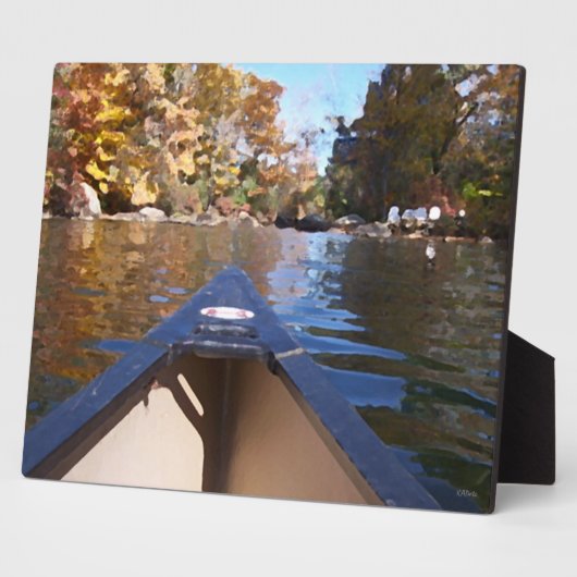 Canoe Ride Plaque Fotoplaat (Zijkant)