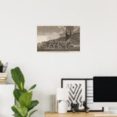Canoe, Sandwich-eilanden Poster (Thuiskantoor)