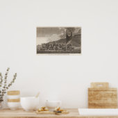 Canoe, Sandwich-eilanden Poster (Keuken)