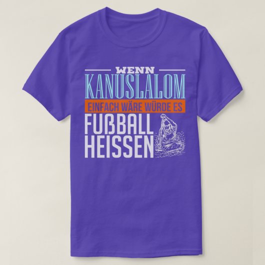 Canoe slalom Canoe Kayak Water Sport T-shirt (Design voorkant)