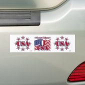 Canoe Slalom USA Bumpersticker (Op auto)