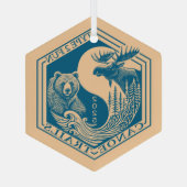 Canoe Trails Hex Ornament 2025 (Achterkant)