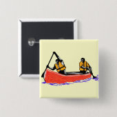 Canoe Vierkante Button 5,1 Cm (Voorkant /achterkant)