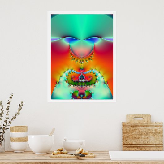 Canoe White Poster (Keuken)