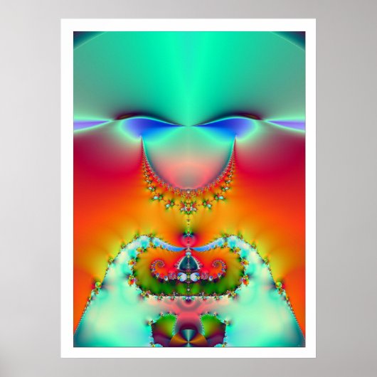 Canoe White Poster (Voorkant)