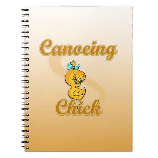 Canoeing Chick Notitieboek (Voorkant)