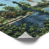 Canoeing, Echo Park, Los Angeles  Poster (Hoek)