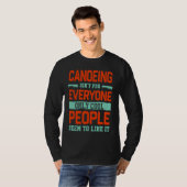 Canoeing Isnt For Everyone Canoe  Canoer Humor Hob T-shirt (Voorkant volledig)