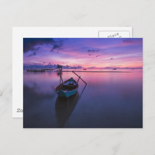 Canoeing Kayaking Sailing Vist: het leven Briefkaart (Voorkant / Achterkant)