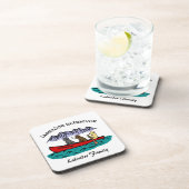 Canoeing Labrador Retrievers Bier Onderzetter (Rechterzijde)