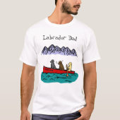 Canoeing Labrador Retrievers T-shirt (Voorkant)
