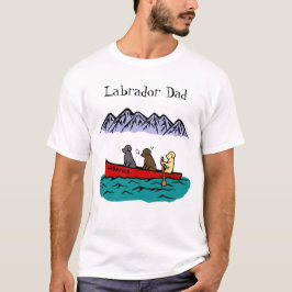 Canoeing Labrador Retrievers T-shirt