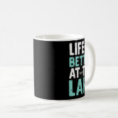 Canoeing Rafting Life Is Better At The Lake Nature Koffiemok (Voorkant rechts)