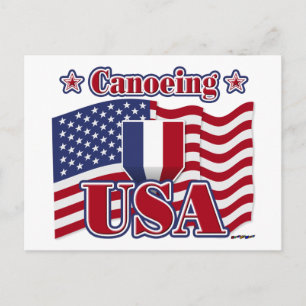 Canoeing USA Briefkaart