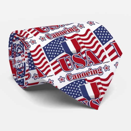 Canoeing USA Stropdas (Opgerold)