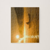 Canoeings in Lily Bay bij zonsopgang, Moosehead La Legpuzzel (Verticaal)