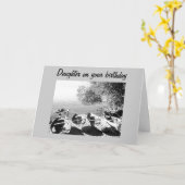 CANOEIST'S VERJAARDAG VOOR **DOCHTER** KAART (Gele Bloem)