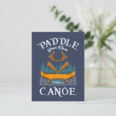 Canoën Kayakken Cadeau Briefkaart (Staand voorkant)