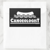 Canoeoloog Rechthoekige Sticker (Tas)