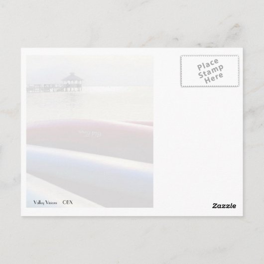 Canoes Briefkaart (Achterkant)