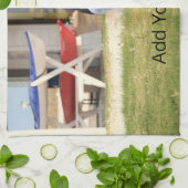 Canoes en Kayaks van Shirley Taylor Theedoek (Gevouwen)