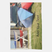 Canoes en Kayaks van Shirley Taylor Theedoek (Verticaal)