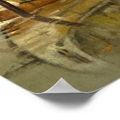 Canoes in Fog, Lake Superior, 1869 van Hopkins Poster (Hoek)