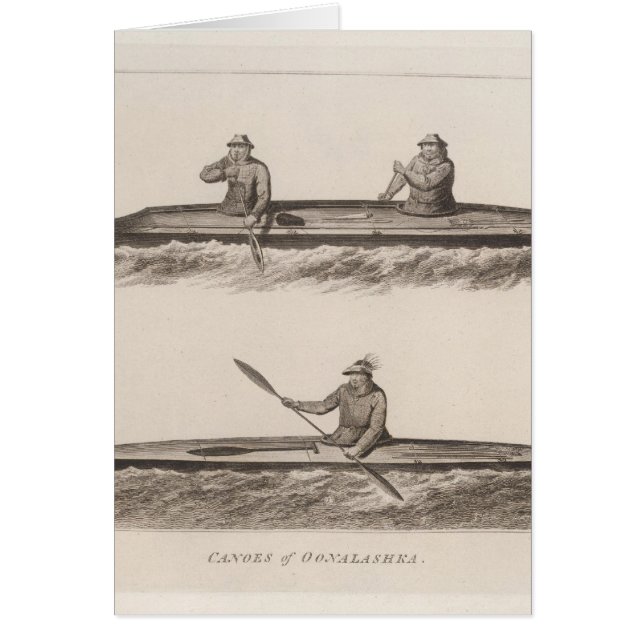 Canoes, Oonalashka, Alaska (Voorkant)