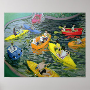 Canoes Wickstead Park Poster
