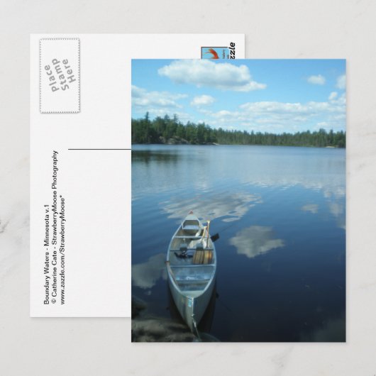Canoing the Boundary Waters v.1 Briefkaart (Voorkant / Achterkant)