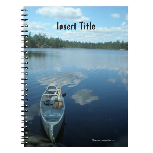 Canoing the Boundary Waters v.1 Notitieboek (Voorkant)