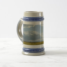Canola Field & Cloudy Sky Grey/Blue 22 oz Stein Bierpul