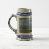 Canola Field & Cloudy Sky Grey/Blue 22 oz Stein Bierpul (Links)