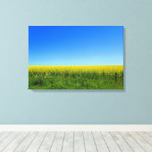 Canola Fields Canvas Afdruk (Insitu (Houten vloer))