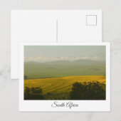 Canola Fields South Africa Landscape Briefkaart (Voorkant / Achterkant)