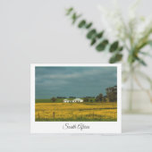 Canola Fields South Africa Landscape Briefkaart (Staand voorkant)