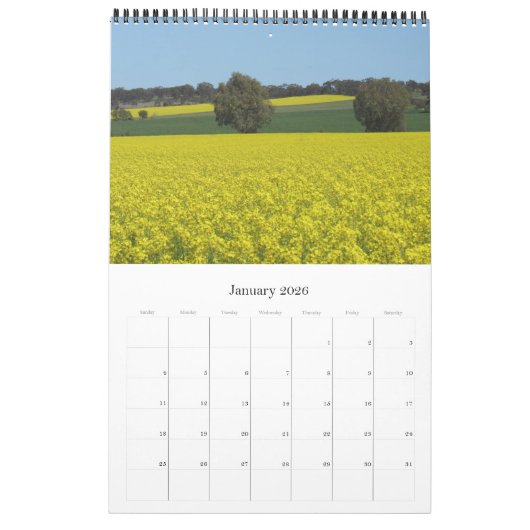 canola-velden kalender (Jan 2026)