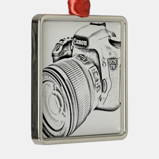 Canon 7d metalen ornament (Rechts)