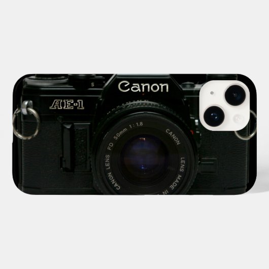 Canon AE-1 Black  Camera Case-Mate iPhone Case (Achterkant (horizontaal))