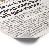 Canon camera reclamerefilm 1980s antiek poster (Hoek)