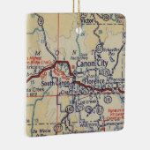 Canon City CO  Map Keramisch Ornament (Rechts)
