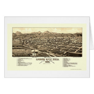 Canon City, CO Panoramic Map - 1882