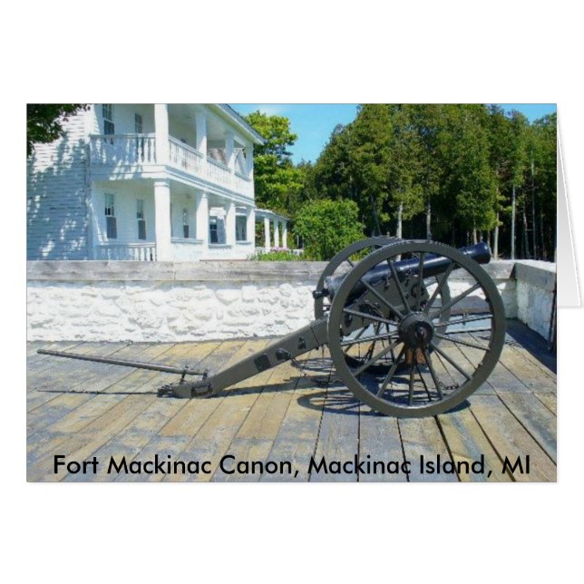 Canon in Fort Mackinac (Voorkant Horizontaal)