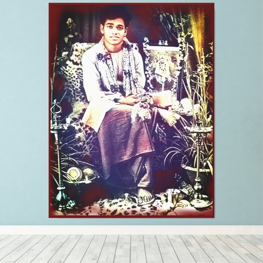 Canon Legends Sai Baba Kunstpanelen - Canvas Afdruk (Insitu (Houten vloer))