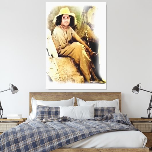 Canon Legends Sai Baba Kunstpanelen - Canvas Afdruk (Insitu (Slaapkamer))