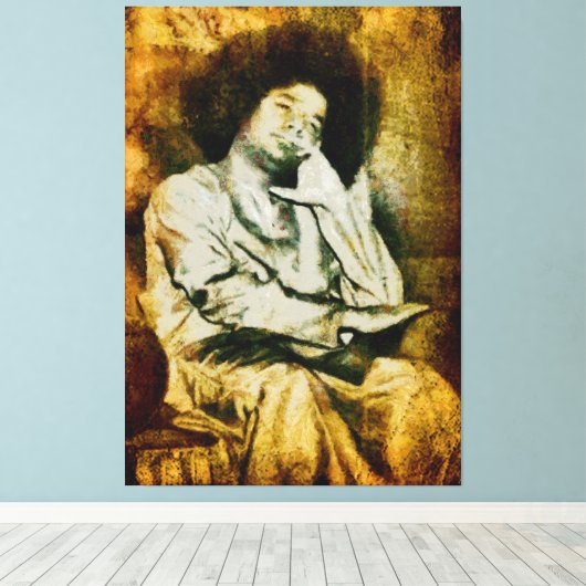 Canon Legends Sathya Sai Baba - Canvas Afdruk (Insitu (Houten vloer))