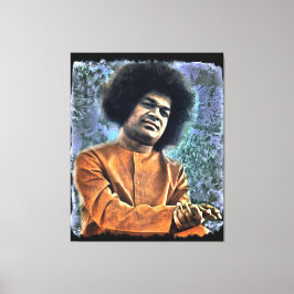 Canon Legends Sathya Sai Baba - Canvas Afdruk