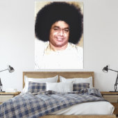 Canon Legends Sathya Sai Baba - Canvas Afdruk (Insitu (Slaapkamer))